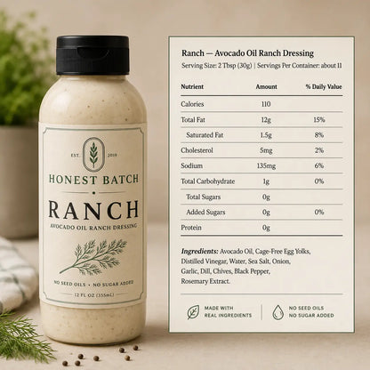 Honest Batch Ranch Dressing